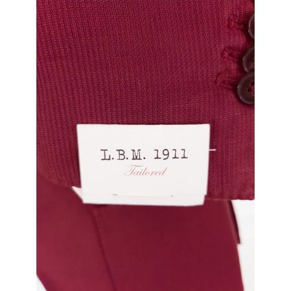Men's Burgundy Blazer - Picture 5 of 12